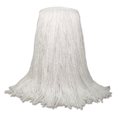 Boardwalk 1 1/4 in Cut-End Wet Mop, White, Rayon, PK12 BWKRM30020