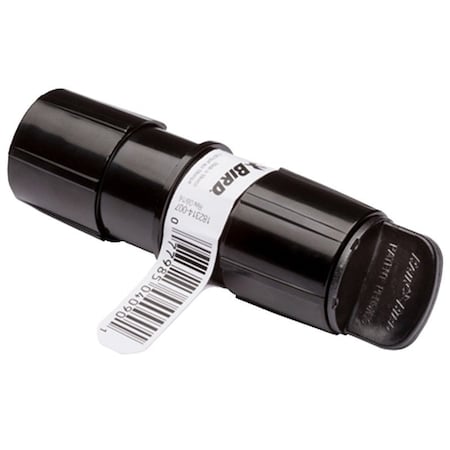 Rain Bird ECP15 Flush Cap Hose Plug, 12, 58 in Connection, Compression, Plastic ECP-15X