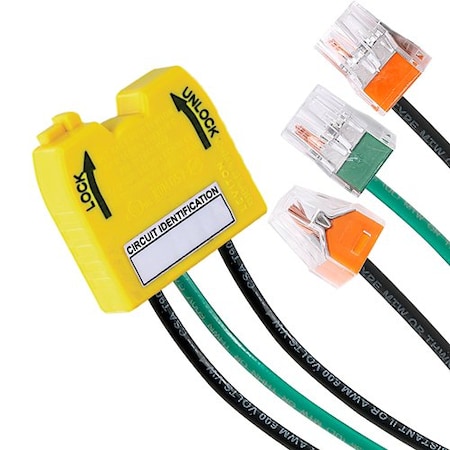Leviton WrngModule, 20A, 347VAC, Blk;Grn MSPSW-WST