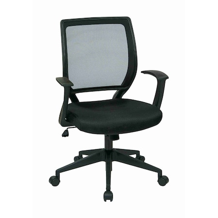 Office Star Products EM Series Screen Back Task Chair , Black EM51022N-3