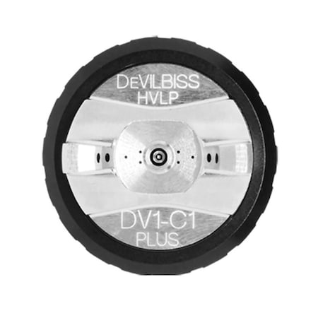 Devilbiss Air Cap, 10 scfm, Use With: DV1 Clearcoat HVLP Gravity Spray Gun 704435