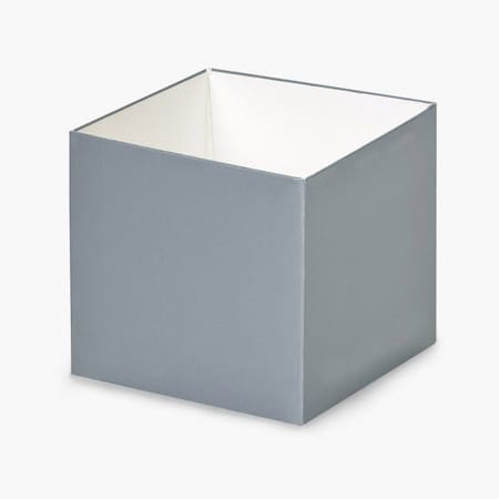 Nashville Wraps Metallic Silver Box Base, 4x4x3.5, 25PK GBB04SI