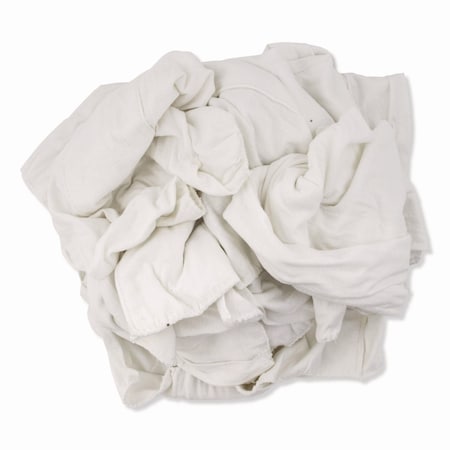 Hospeco Knit Baby Diaper Rags, 2-Ply, 15 x 18, White, 25 lb 55525
