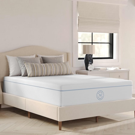 Martha Stewart SleepComplete 12 Inch Full Medium Dual-Action Cooling Gel and Green Tea Memory Foam Mattress CL-MODD-12F-MS
