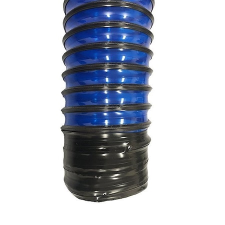 Hi-Tech Duravent Duct Hose, Clear, 10 ft L, Nylon Rod 63304130810
