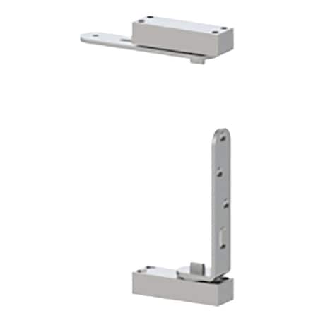 Hager Mortise Hospital Pivot Set, Wood Floor, Less Release, Satin Chrome Finish 510 26D