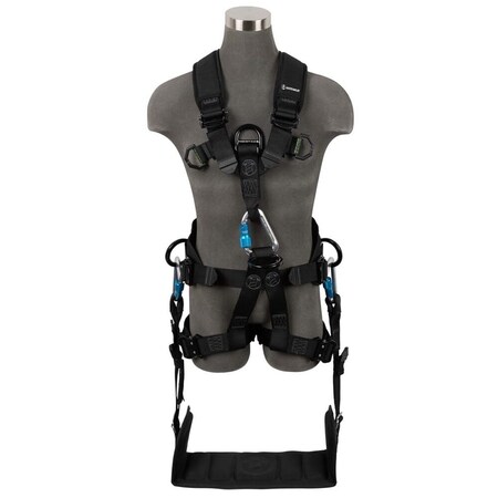 Safewaze Wind and Tower Harness 5D, Removable Seat, QC Legs S/M FS227T-S/M
