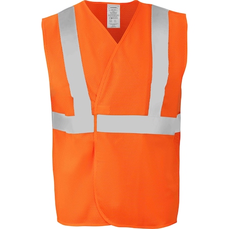Ironwear Safety Vest One Size Class 2 , Hook & Loop 1269-O