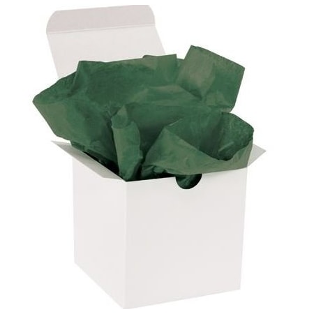 Bubblefast 480 20 x 30'' Evergreen Gift Grade Tissue Paper BFT2030T
