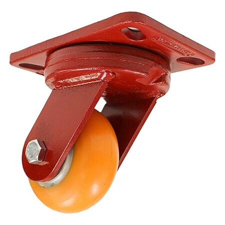 Hamilton Plate Caster, Steel, Swivel S-ZFHS-42EMB-FITG-42-ZB