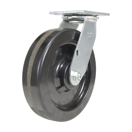 Vestil Phenolic Swivel Caster 8 In. Diameter x 2 In. Width 1250 Lb. Capacity Black CST-VE-8X2PH-S