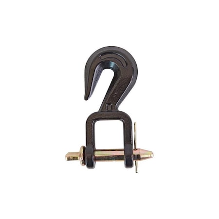 Koch Industries Draw Bar Hook, 9200 lb Working Load, Forged Heat-Treated, Powder-Coated 4005903/M834