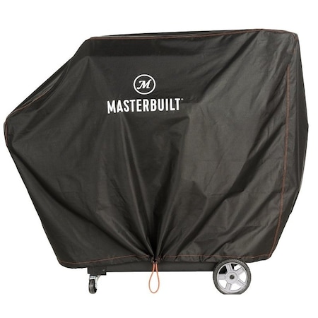 Kamado Joe Masterbuilt Gravity Smoker Cover, 61.02 in W, 20.87 in D, 48.03 in H, Polyester, Black MB20081220