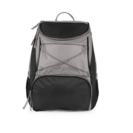 Picnic Time Family Of Brands PTX Backpack Cooler, Black with Gray Accents 633-00-175-000-0