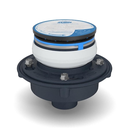 Zurn Z415-EZ1 CI Floor Drain w/ 6in Rd Bronze Heel Proof Strainer P.N. 3155550223 ZB415-2NL-6BZ1