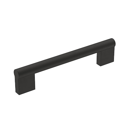 Amerock Versa 5-1/16 in 128 mm Center-to-Center Matte Black Cabinet Pull BP36913FB