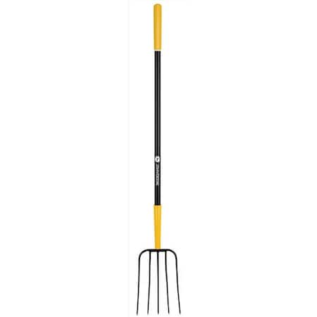 John Deere 5 Tine Steel Manure Fork 48 in. Fiberglass Handle BPJ-5F-JD