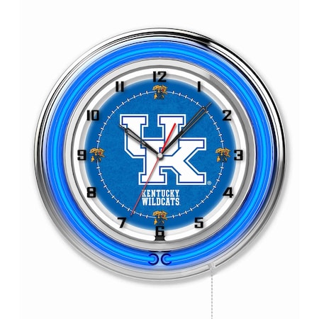 Holland Bar Stool Co University of Kentucky Double Neon 19" Clock (UK) Clk19UKY-UK