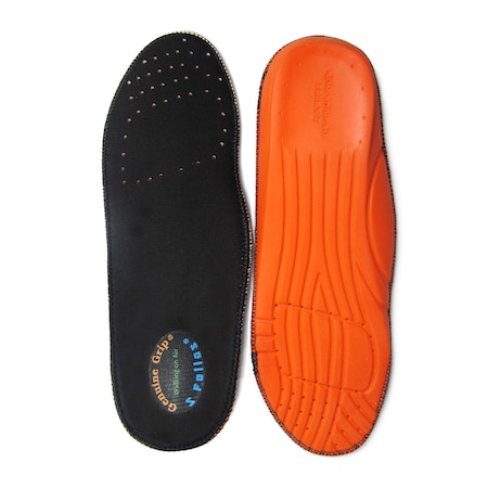 Genuine Grip Insoles, Black, Round, Unisex, 12, PR GG-IS-12