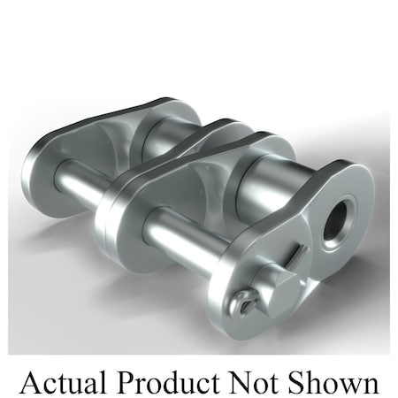 Hkk Chain Spring Clip Offset Link, #60-2 chain, 3/4 in Pitch, 0.234 in Dia Pin NR060CHL2