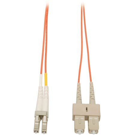 Tripp Lite Fiber Optic Patch Cord, LC/SC, 1m, PVC N316-01M