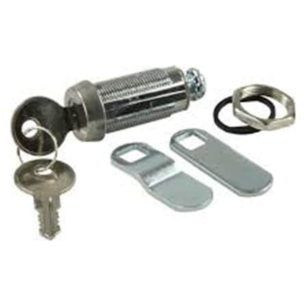 Jr Products 1.12 in. Keyed Compartment Lock, Deluxe JRP00175