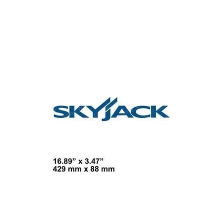 Skyjack REPLACEMENT DECAL, SMALL BLUE 129758