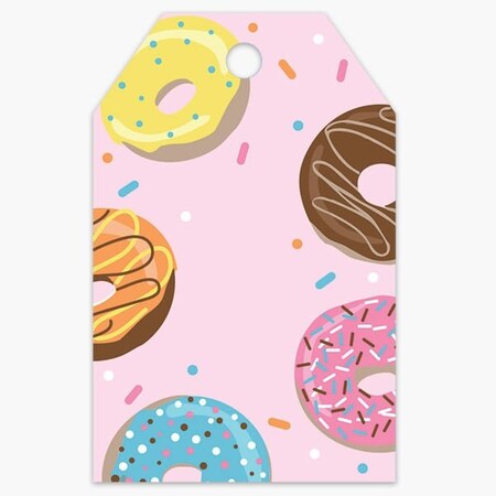 Nashville Wraps Tasty Donuts Gloss Gift Tag, 2.25x3.5, 50PK PTDO