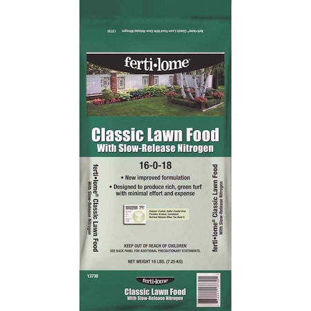 Ferti-Lome Slow-Release Nitrogen Lawn Fertilizer For Multiple Grass Types 5000 sq ft 13730
