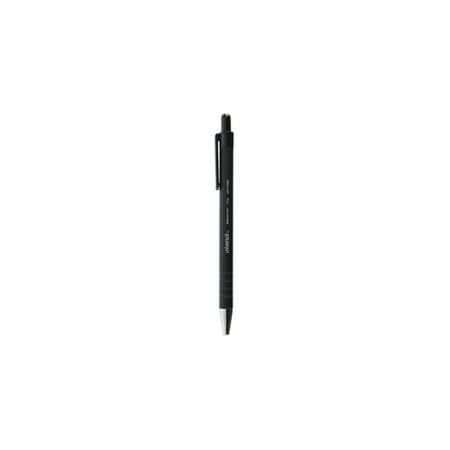 Universal One Comfort Grip Retrctble Pen, Blk, Fine, 12PK UNV15520