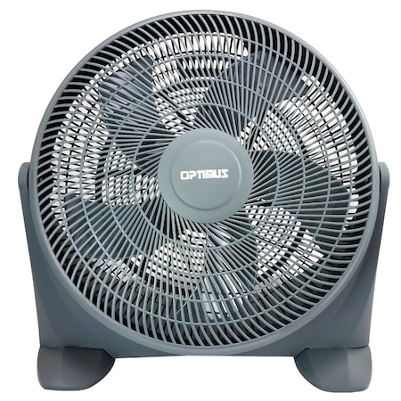 Optimus 20 in. Turbo High Performance Air Circulator, Grey F-7200A