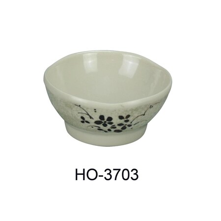 Yanco 3 in. 3 oz Honda Saucer Dish, Melamine, Multi Color, 72PK HO-3703