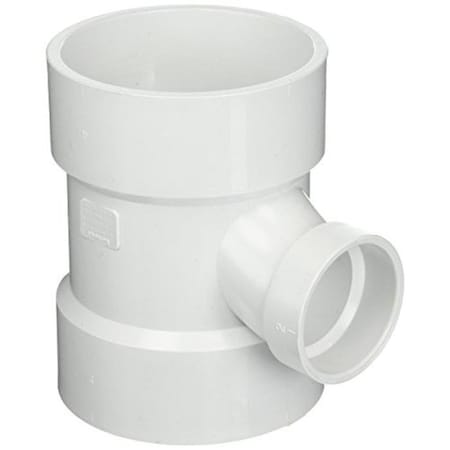 Charlotte Pipe And Foundry PVC 004011800HA 4X2 REDUCING SANITARY TEE PV PVC 00401 1800HA