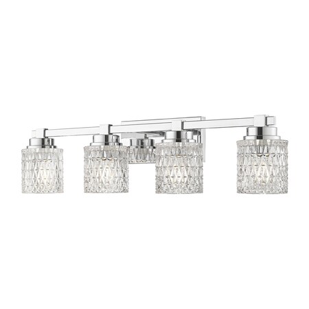 Z-Lite Jacqueline Chrome  4 Light Vanity 6101-4V-CH