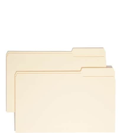Smead File Folders, 1/3 Right Tab Cut, 1 Ply, Legal, Manila 0 15333