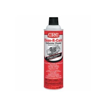 Crc Clean-R-Carb, Carburetor Cleaner, 16 oz, Aerosol Can, Solvent Scent, 12PK 125-05381