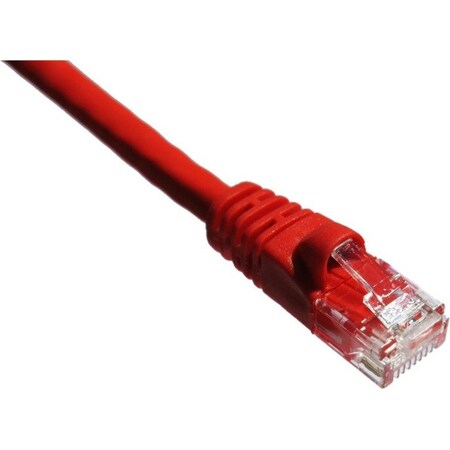 Axiom 10Ft Cat6A 650Mhz Patch Cable Molded Boot (Red) C6AMB-R10-AX