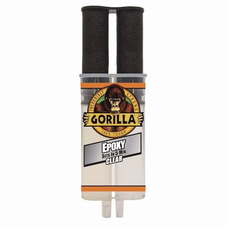 Gorilla Glue Epoxy, 0.85 oz, Dries Clear 4200101