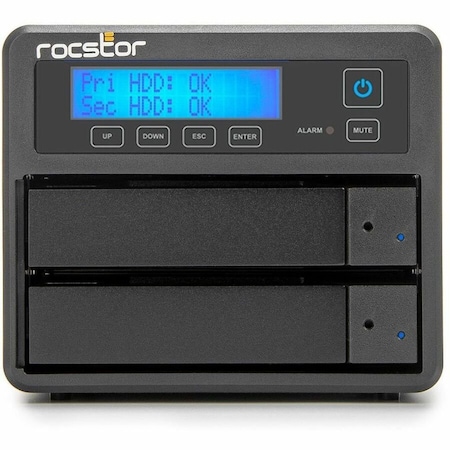 Rocstor ROCPRO U33 - 40TB - 7200 RPM - USB 3.2 GEN 1 TYPE-C 5GBPS - DESKTOP RAID - 7198 GP4320-01