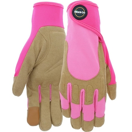 Miracle-Gro GLOVE HI-DEX WOMENS LTHR M/L MG86208/WML