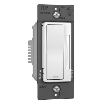 Pass & Seymour radiant Series Multi-Location Remote Dimmer, 15 A, 120 V, 700 W, 1-Gang, 3-Way, White HMRWCCV4