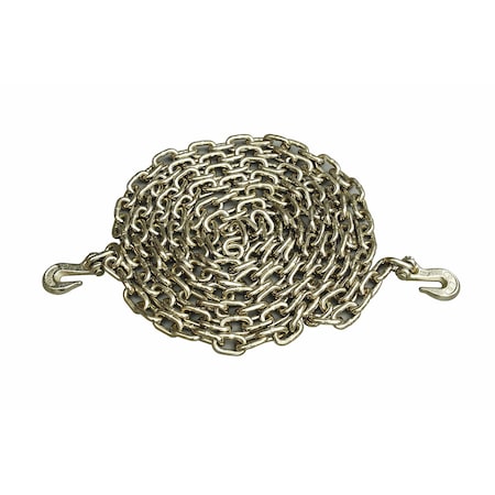 Doleco Transport Chain 5/16" x 20' with Clevis Hooks, 4,700 lbs WLL 23505620