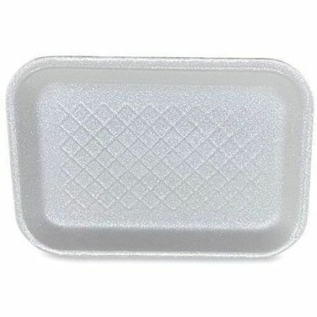 Gen Meat Trays, No 2S, 8.5 x 6 x 0.7, White, 500PK 2SWH