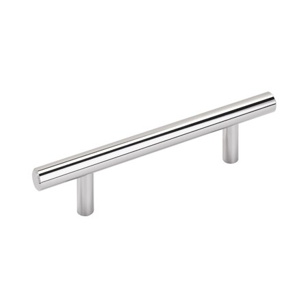 Amerock Bar Pulls 3-3/4 in 96 mm Center-to-Center Polished Chrome Cabinet Pull BP4051626