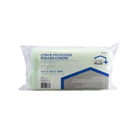 Atc Home Plus Polyester 9 in. W X 3/8 in. Paint Roller Cover 2 pk AR064