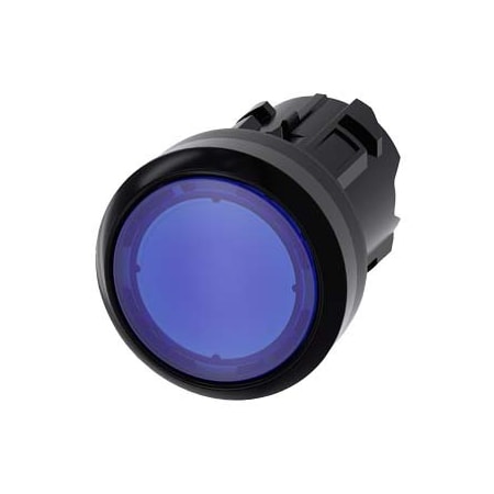 Siemens Indicator light in illuminated pushbutton design, 22 mm, round 3SU1001-0AD50-0AA0-ZY11