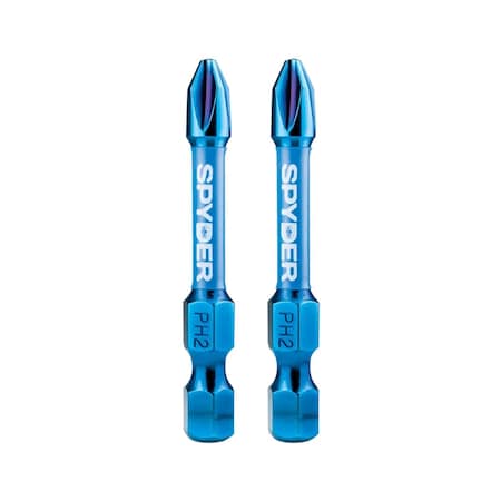 Spyder 2-Piece 1/4-in x 2-in PH2 19046