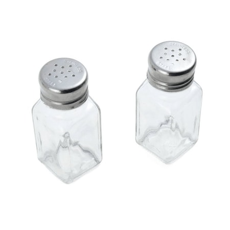 Farberware Salt and Pepper Shaker, 2 oz, Glass, Beige 5216093