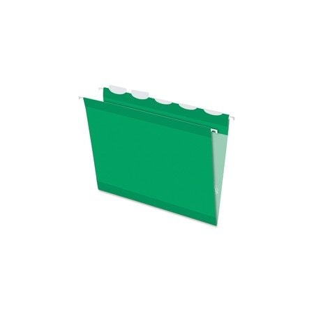 Pendaflex Hanging File Folders, Green, 8.5"H, 25PK PFX42626