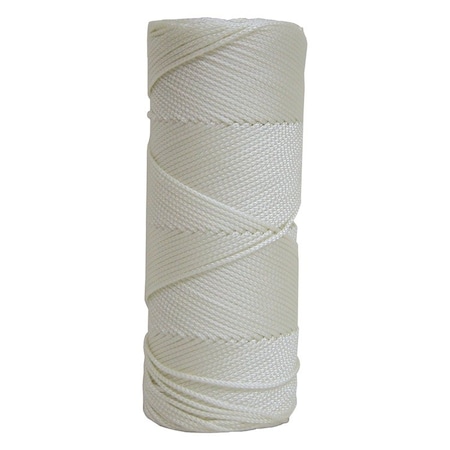 Kraft Tool White Braided Nylon Mason's Line - 250' Tube BC336T
